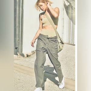 Free People FP Movement Voyage Pants Cargo Straight Leg XS